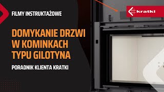 Domykanie Drzwi w kominkach typu Gilotyna  nowy system [upl. by Sokil938]