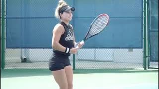 Renata Zarazua tennis girl practice and highlights [upl. by Airretal393]