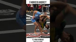 Heres a breakdown of Fabricio Andreys INSANE flying triangle martialarts [upl. by Yeslehc]