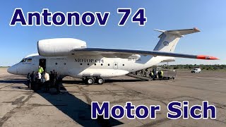 Antonov An74  Motor Sich  Inflight Experience  Zaporizhia to Minsk [upl. by Millman]