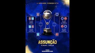 PREVISÃO QUEM SERÃO OS FINALISTAS DA COPA SUDAMERICANA 2024 CRUX LANUS COR X RACING [upl. by Ellehcan]