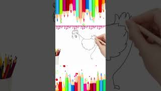 🐔 Como desenhar pintar e colorir frutas  Desenhos animados  Desenho fácil  91 [upl. by Krigsman]