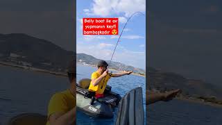 Belly boat ile av yapmanın keyfini bilenlere😍💯 bellyboat sports fishing decathlon [upl. by Oni270]