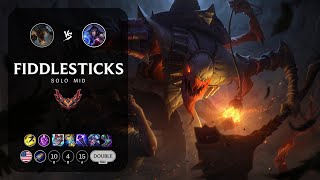 Fiddlesticks Mid vs Ahri  NA Grandmaster Patch 1316 [upl. by Nema879]