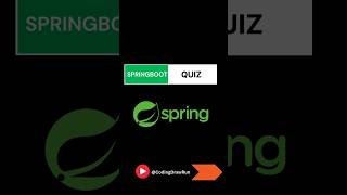 Spring boot Quiz springboot java spring springboot3 springbootquiz [upl. by Aneeled631]