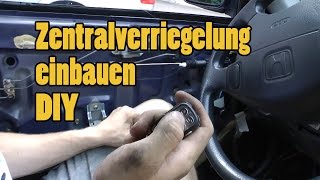 How To Zentralverriegelung mit Funk einbauen  Civic [upl. by Dex]