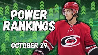 The Canes amp Jets are WAGONS  NHL Week 5 Power Rankings [upl. by Sellihca]