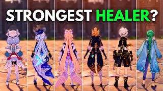 Who is BEST healer  SIGEWINNE Healing Comparison  Genshin Impact [upl. by Arrimat]