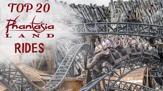 TOP 20 RIDES AT PHANTASIALAND 2024 EDITION [upl. by Inalaehon]