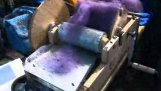 Working on a Drum Carder Part 2 [upl. by Kcaz]