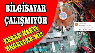 ANAKART VE POWER SAĞLAMBİLGİSAYAR HİÇ ÇALIŞMIYOR10 SANİYEDE KISA DEVRE NASIL ALINIR [upl. by Ayifas]