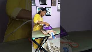 Grand Wedding Saree Pre Pleating sareeboxfolding saree sareeprepleating fashion [upl. by Cida]