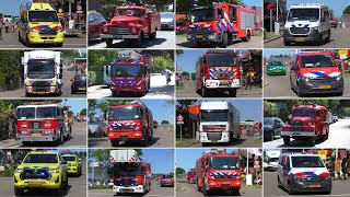 100 JAAR BRANDWEER SOEST  Vele Hulpdiensten met zwaailicht en sirenes tijdens grote opendag [upl. by Donovan158]