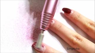 How to Remove Gel Polish with a Nail Drill and Review [upl. by Ydnis]