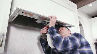 How to Install a Range Hood  The Home Depot with thisoldhouse [upl. by Alih348]