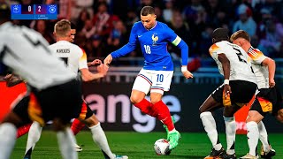 Francia CAE ante la PODEROSA Alemania 02  Amistoso Internacional 2024 [upl. by Ahsinauj]