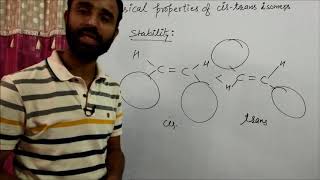 Physical properties of cis and trans isomers  Geometrical isomerism  part3 [upl. by Leno]