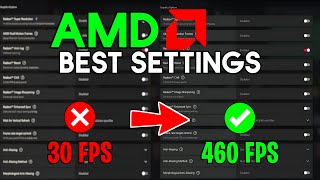 AMD Radeon Software  BEST Settings for Boost FPS amp 0 DELAY UPDATED 2024 [upl. by Rauch329]