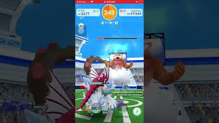 Mud ShotEarth Power Landorus Incarnate Raids Using Mega Abomasnow Only pokemongo viral raid [upl. by Elaina]