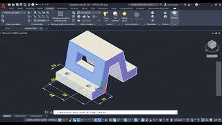 Acotar figuras en AutoCAD 3D [upl. by Boland]