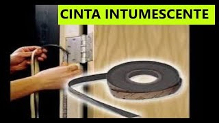 Instalación CINTA INTUMESCENTE en Puerta Cortafuego en Lince [upl. by Elleral]