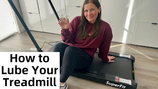 How to lubricate your Superfit Treadmill [upl. by Pride264]