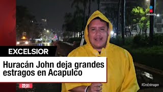 Huracán John colapsa más de 40 colonias están bajo el agua [upl. by Eentrok]