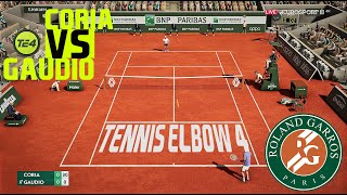 Gaudio vs Coria Roland Garros 2004 final Tennis Elbow 4 [upl. by Richia]