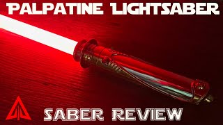 Palpatine Neopixel Lightsaber Review Ally Sabers Palps Saber [upl. by Zosi903]