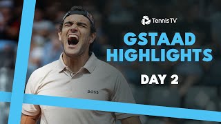 Berrettini vs Cachin Wawrinka Faces Klein amp More  Gstaad 2024 Highlights Day 2 [upl. by Kala392]