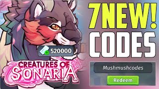 NEW CODES CREATURES OF SONARIA ROBLOX CODES  CREATURES OF SONARIA CODE [upl. by Sonnie]