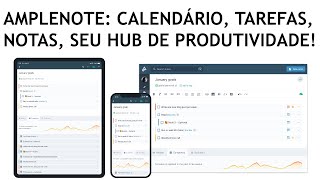 Amplenote Calendário Tarefas Notas seu Hub de Produtividade [upl. by Supat14]