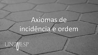 Geometria Plana e Desenho Geométrico  Axiomas de incidência e ordem [upl. by Doherty]