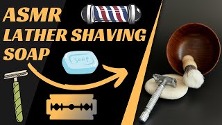 ✨ASMR✨ Lather Shaving Soap😴Synthetic Fibre Brush😴Proraso  Protettivo [upl. by Ahseket857]