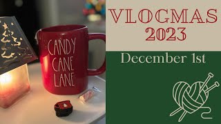 Vlogmas  December 1st  Never not Knitting… plus some pretty cute kids [upl. by Llert]