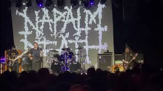 NAPALM DEATH  Live  Brno  FlĂŠda 1322024 [upl. by Arrehs879]