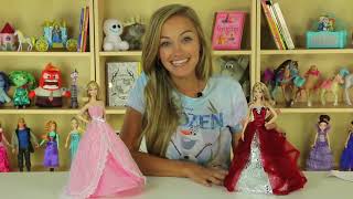 New 2015 Barbies Birthday Wishes Barbie amp Holiday Barbie DisneyToysFan [upl. by Anhsirk566]