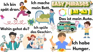 4 Hours of Everyday Phrases Enhance Your Daily Routine in German [upl. by Haleeuqa]