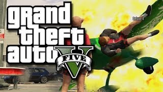 GTA 5 Online Stunts  Stunt Plane Fun GTA V Fails and Funny Moments KYR SP33DY [upl. by Moyers928]