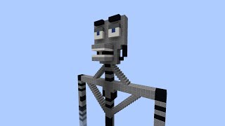 Minecraft FNAF Statue  Endoskeleton Speed Build 60000 Subscriber Special [upl. by Mall246]