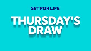 The National Lottery Set For Life draw results from Thursday 11 July 2024 [upl. by Ebeneser]