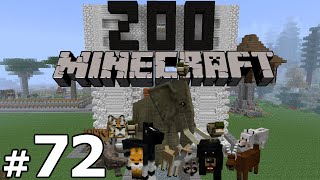 Minecraft Zoo Build  Part 72  EXHIBIT FOR THE HOMELESS [upl. by Crispa]