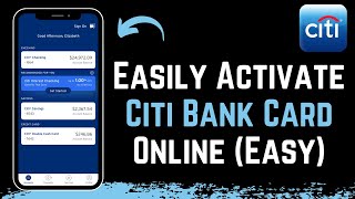 How to Activate CitiBank Card Online  wwwciticom [upl. by Tocci]