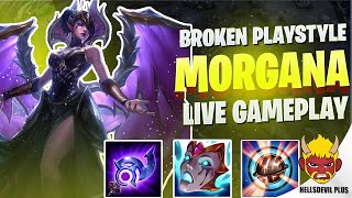 MORGANA IS SO BROKEN WITH THIS PLAYSTYLE  Wild Rift HellsDevil Plus Gameplay [upl. by Idnahr]