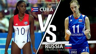 Very 🔥HOT🔥 Match  Cuba vs Russia  World Championship 2002  Highlights [upl. by Ernestus]