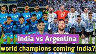 india vs Argentina friendly match confirm isl return date  indian football news [upl. by Oglesby]