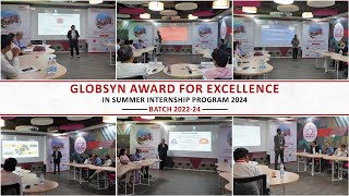 SIP Awards 2024  Globsyn Business School [upl. by Blackman]