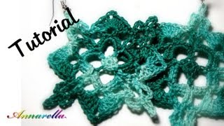 Tutorial orecchini uncinetto quotGreenquot Dare una forma  Montare la monachella [upl. by Ayad]