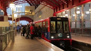 Docklands Light Railway at Canary Wharf [upl. by Campagna]