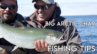 Big Arctic Char Fishing Tips Ungava Bay  Nunavik Quebec [upl. by Rabkin169]